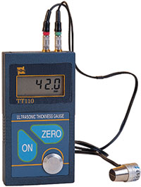 Портативный высокотемпературный ультразвуковой толщиномер TT120 (комплект)